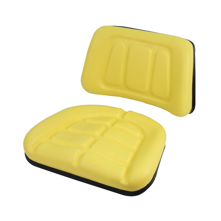A & I PRODUCTS Seat Cushion Set, Trapezoid, Yellow 0" x0" x0" A-T103YL